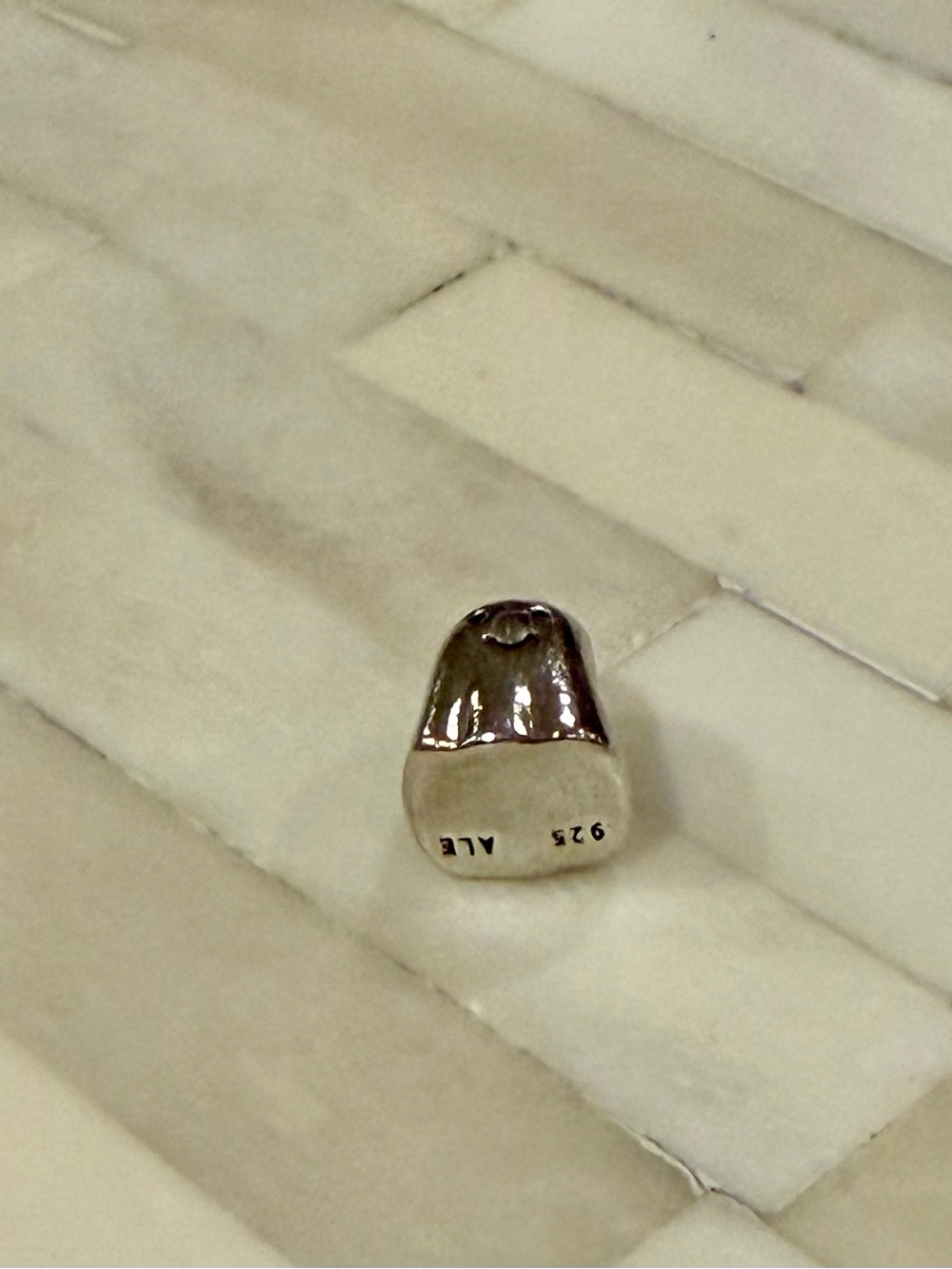 Pandora Ghost Charm Bead Sterling Silver Authentic Retired - Picture 4 of 4
